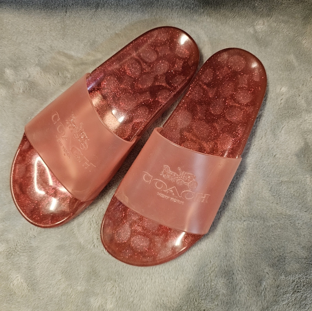 Coach Ulyssa rubber slides
